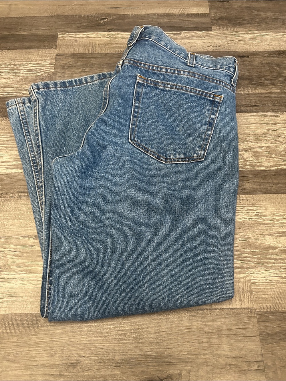George Men's Straight Fit Light Blue Denim Jeans